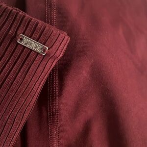 Maroon Colored Victorias Secret Ultimate PINK Leggings Dry-Fit Material…